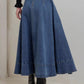 Denim Midi Skirt
