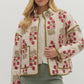 Olive & Red Quilt Jacket