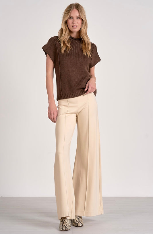 Winter White Wide Leg Pant