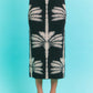 Black Palm 2 Piece Knit Skirt Set