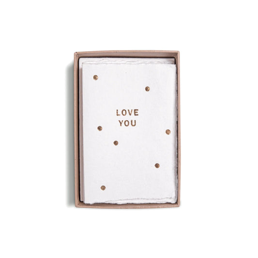 Gold Foil Notecards Set of 6