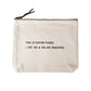 Canvas Zip Bag