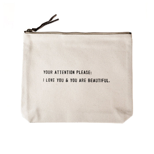 Canvas Zip Bag