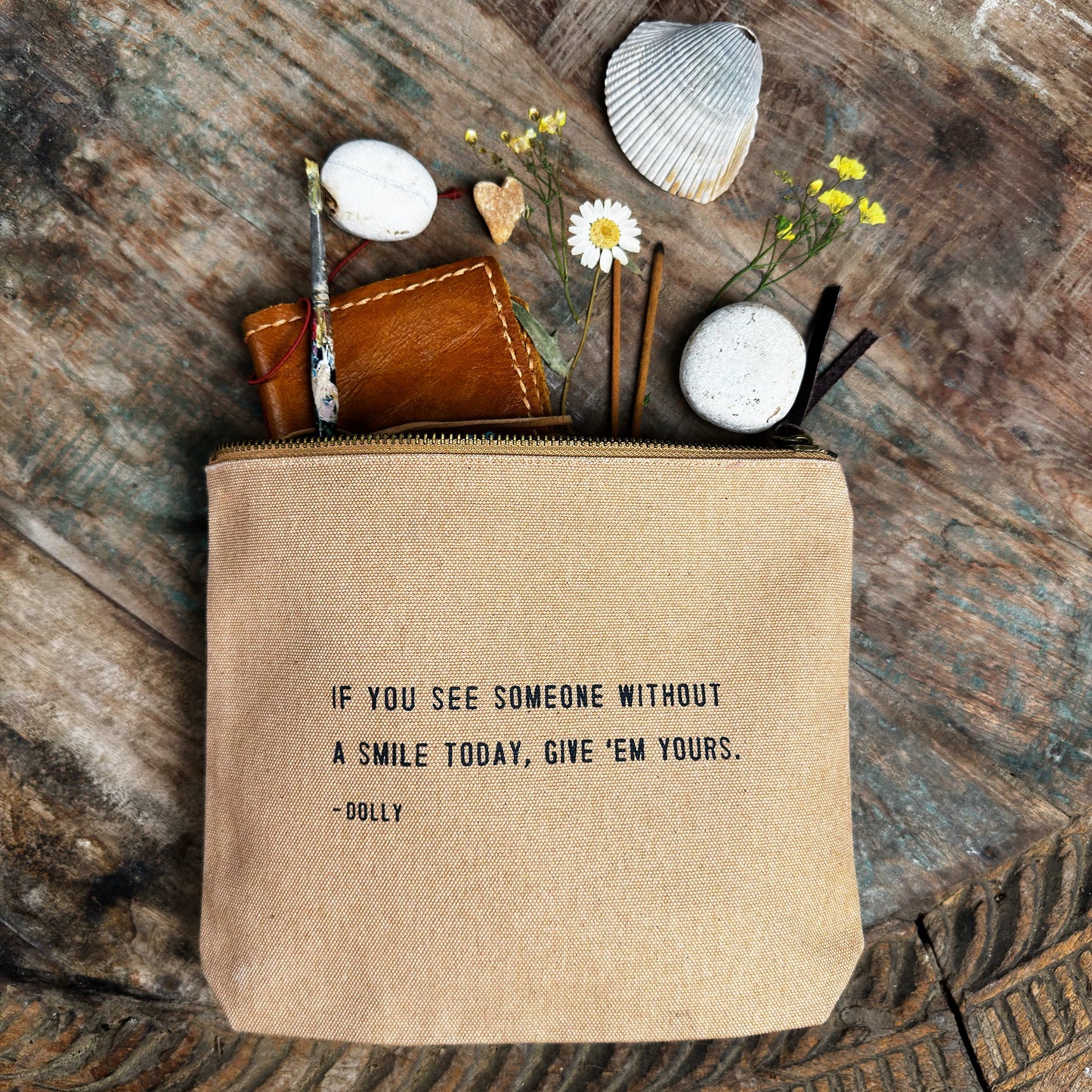 Canvas Zip Bag