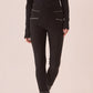 Black Legging With Zip Detail