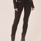 Black Legging With Zip Detail