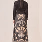 Black Print Skirt