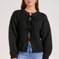 Black Bow Cardigan