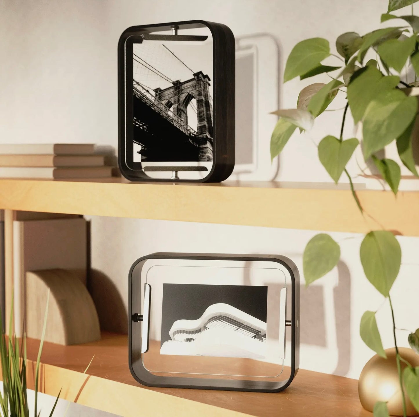 Double Sided Photo Frame made from Sustainable Beechwood