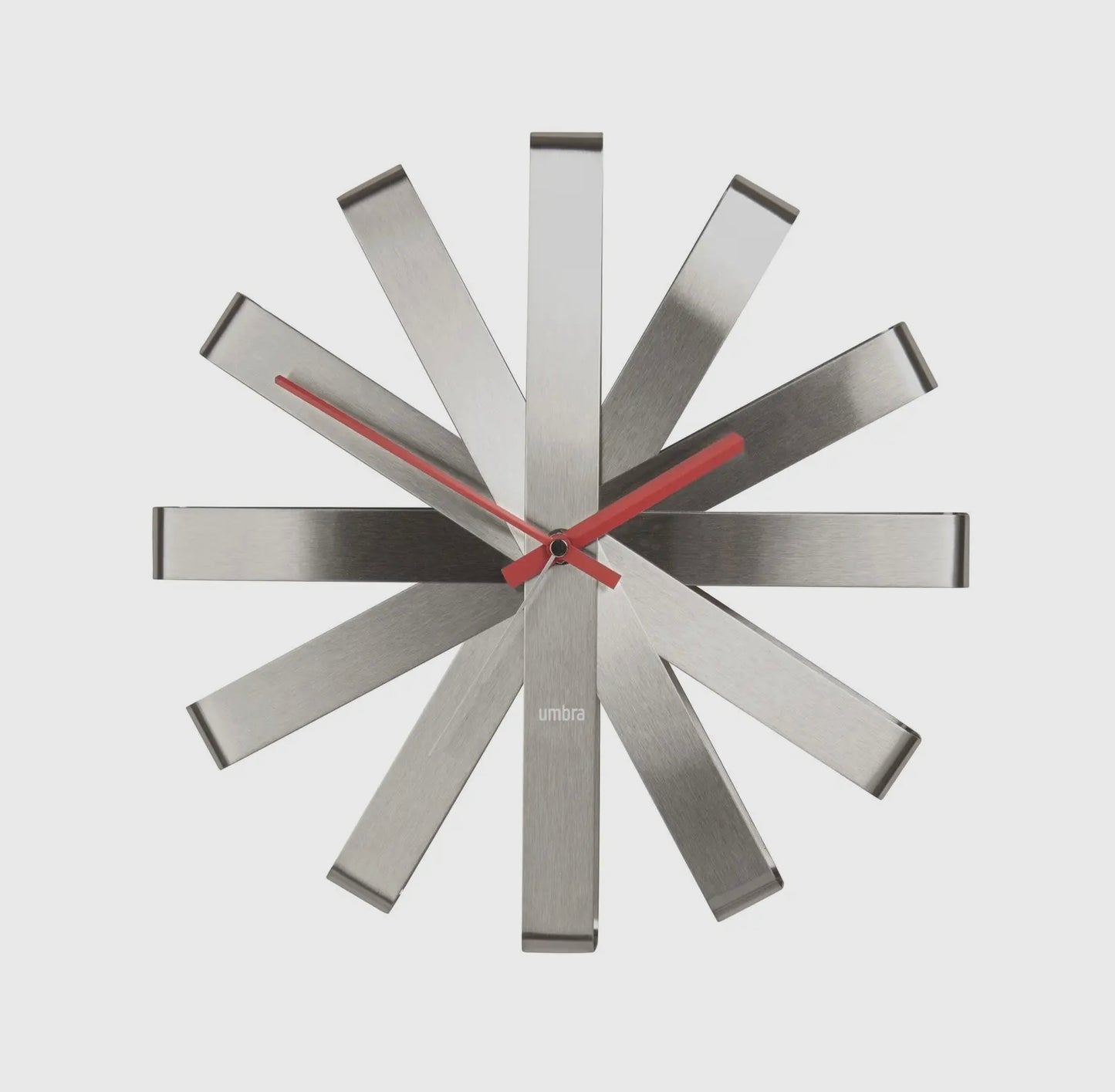 Stainless Steel Ribbon Wall Clock