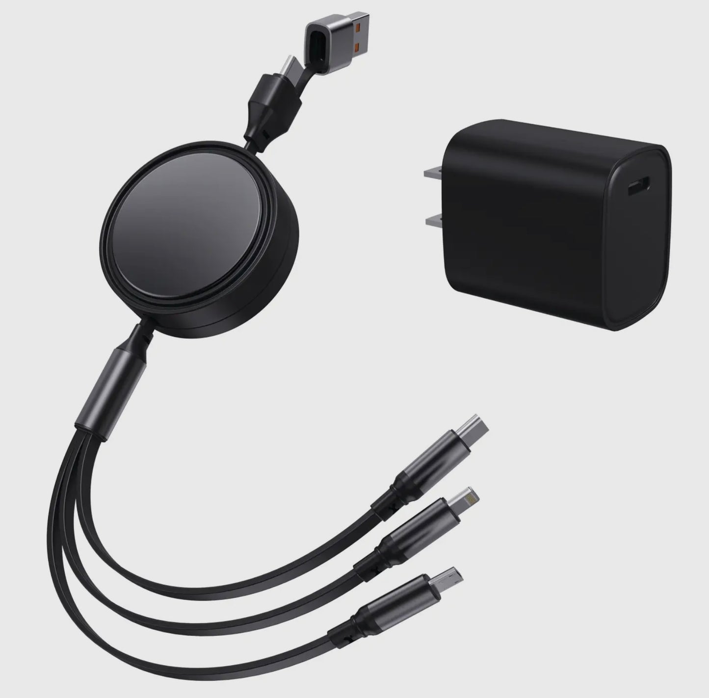 6-In-1 Retractable Fast Charger