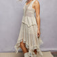 Cream Knit Sleeveless Dress