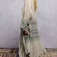 Natural Stripe Raw Linen Kimono Cardigan