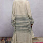 Natural Stripe Raw Linen Kimono Cardigan