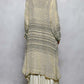 Natural Stripe Raw Linen Kimono Cardigan
