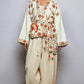 Orange Embroidered Kimono Jacket