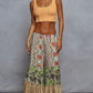 Pattern Print Wide Leg Pants