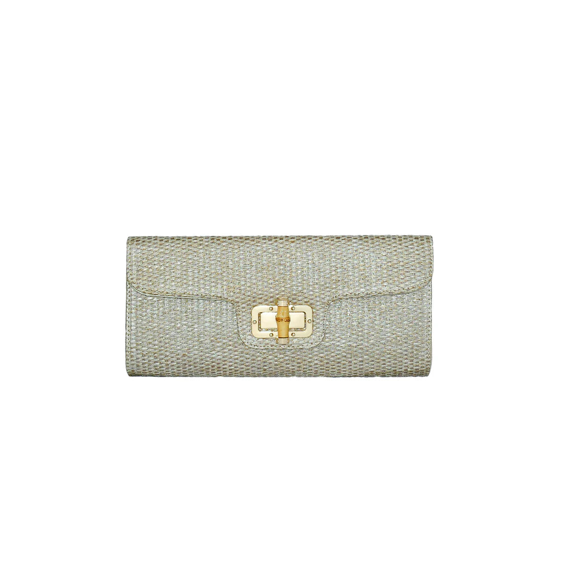 Natural Raffia Clutch Bag