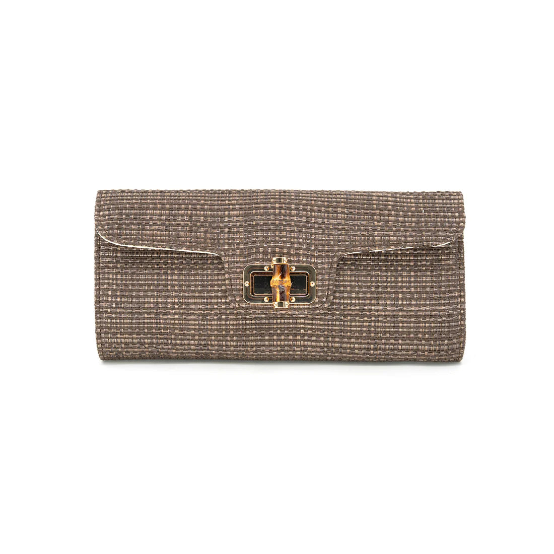 Natural Raffia Clutch Bag