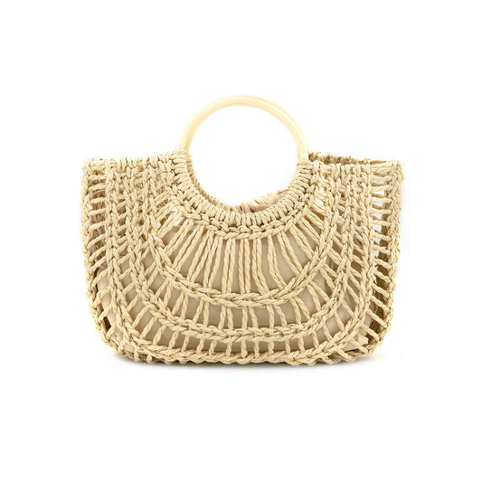Natural Raffia Handbag