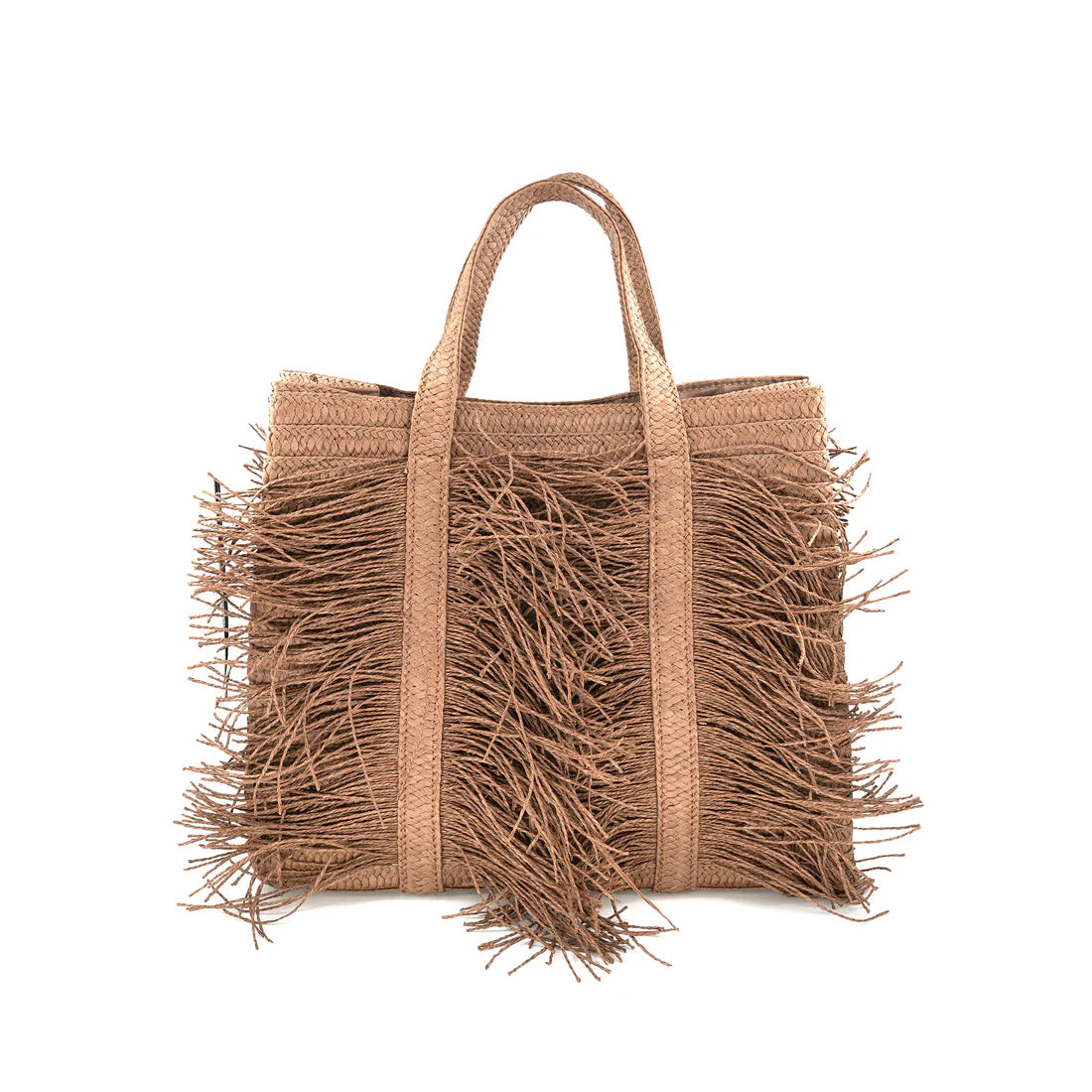 Natural Raffia Tote