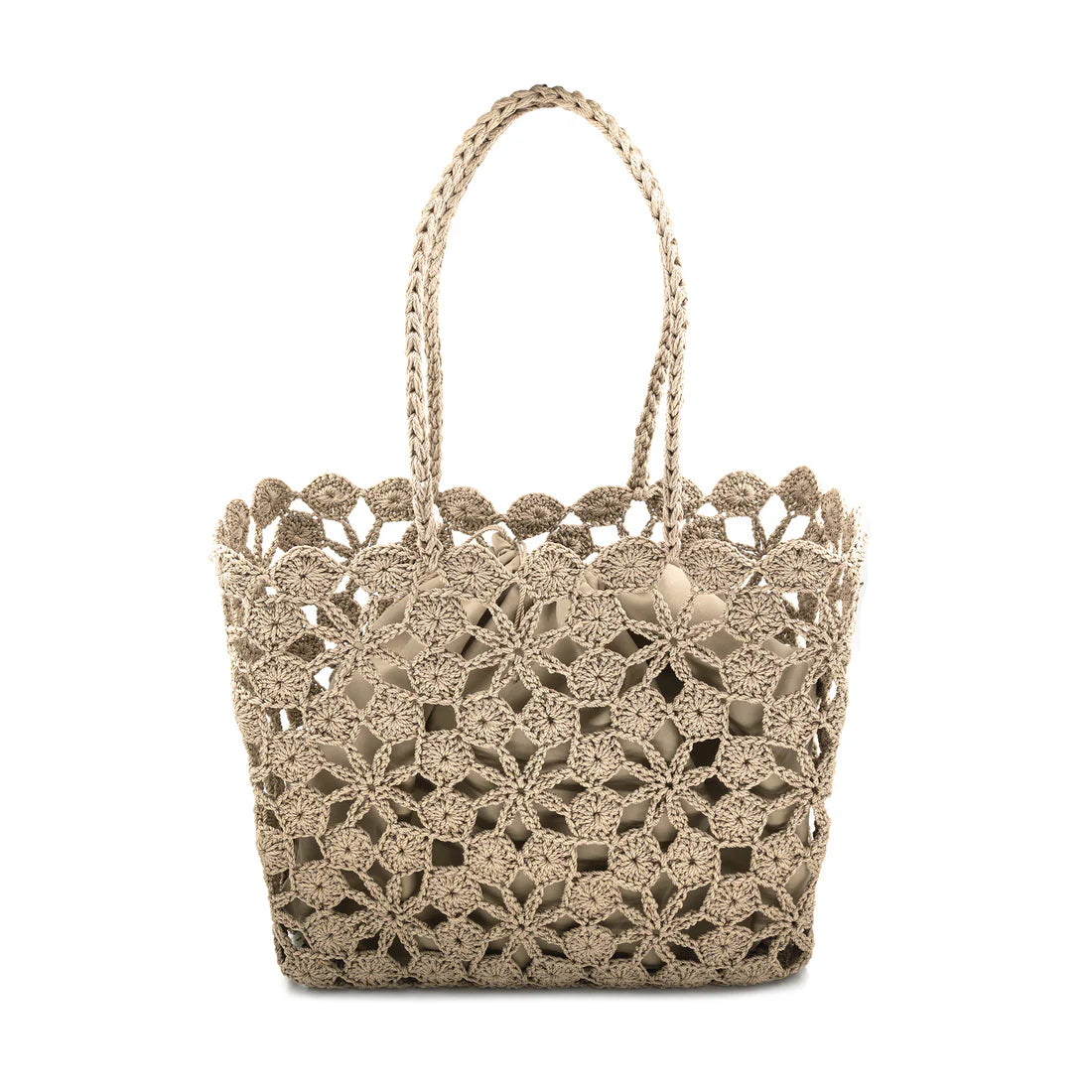 Khaki Crochet Bag
