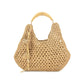 Natural Raffia Handbag with Tassel Detail