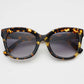 Oversized Tortoise Cats Eye Sunglasses