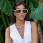 Oversized Aviator Sunglasses