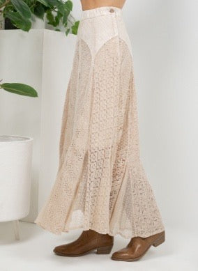 Natural Lace Skirt