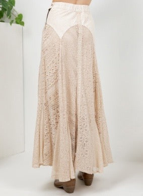 Natural Lace Skirt