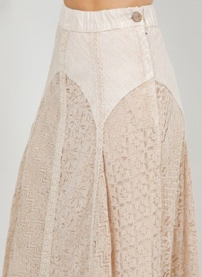 Natural Lace Skirt