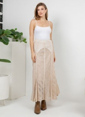 Natural Lace Skirt