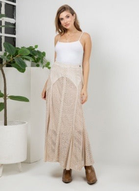 Natural Lace Skirt