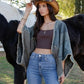 Denim Kimono Top