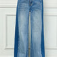 Two-Tone Wide Leg Jeans