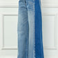 Two-Tone Wide Leg Jeans