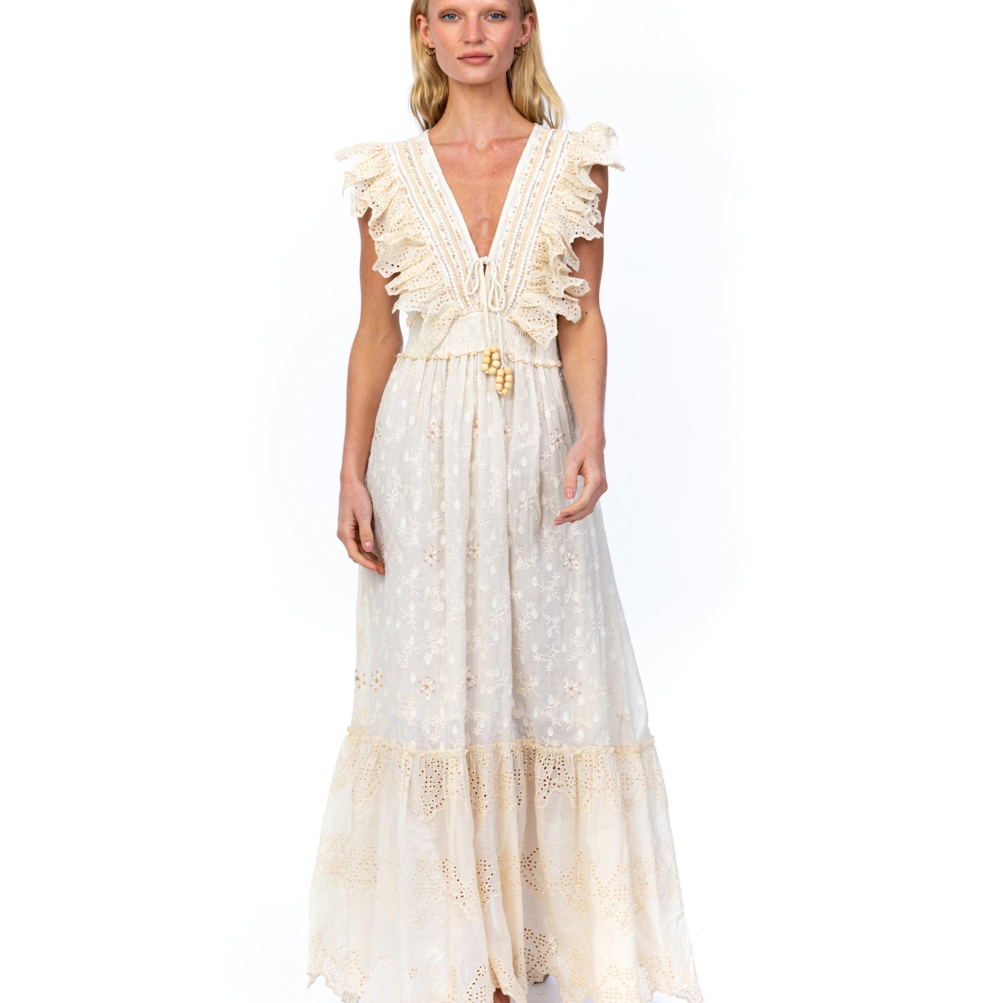 Cream Maxi Dress