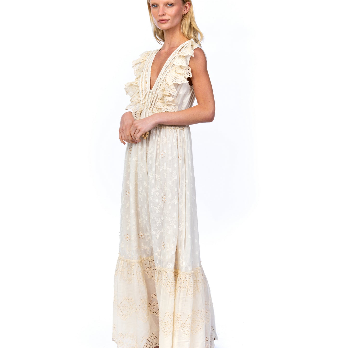 Cream Maxi Dress