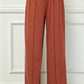 Rust Lightweight Knit Pants
