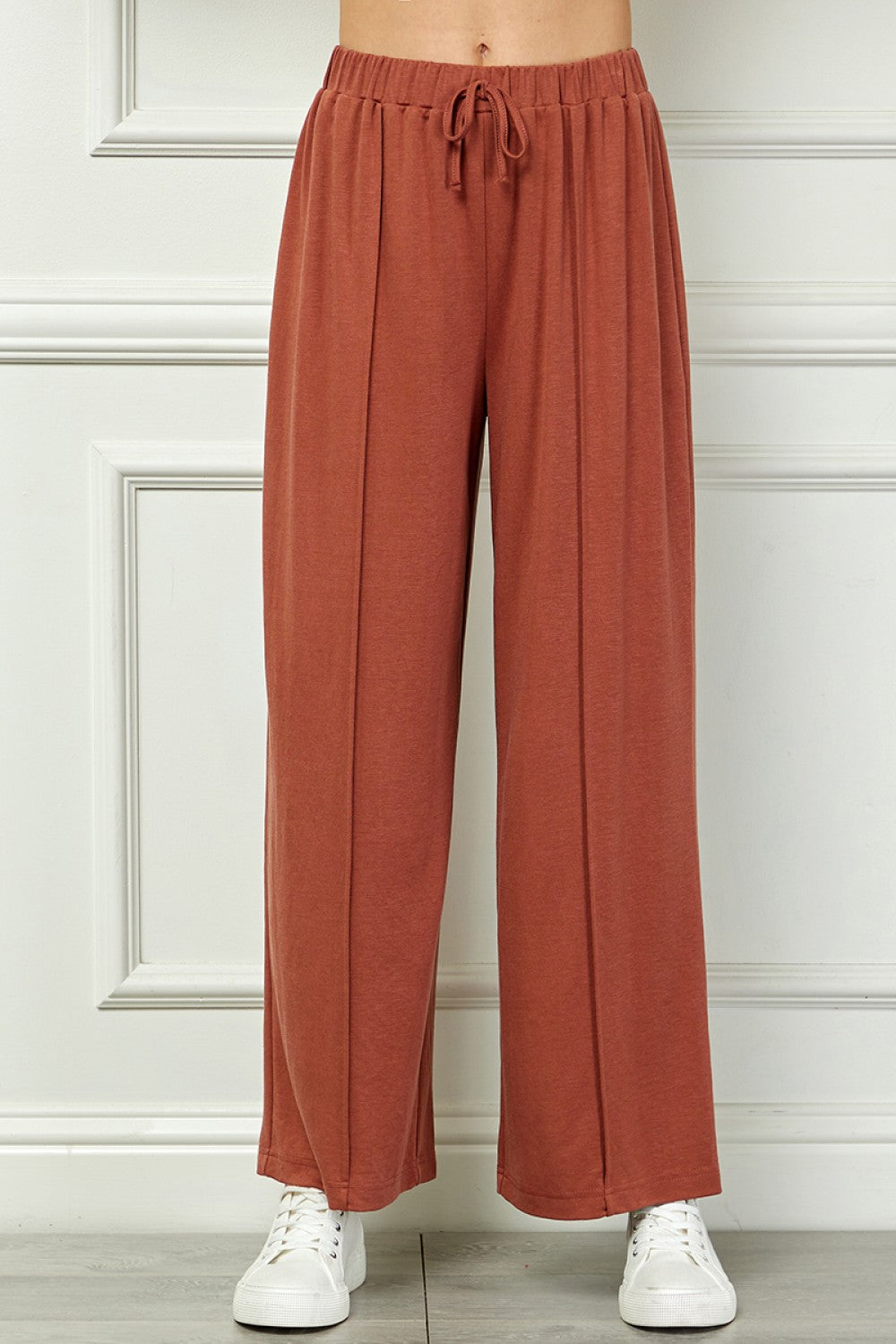Rust Lightweight Knit Pants