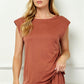 Rust Lightweight Knit Top