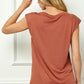 Rust Lightweight Knit Top