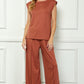 Rust Lightweight Knit Top