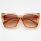 Oversized Brown Sunglasses