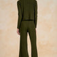 Olive Knit Pants