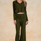 Olive Knit Pants