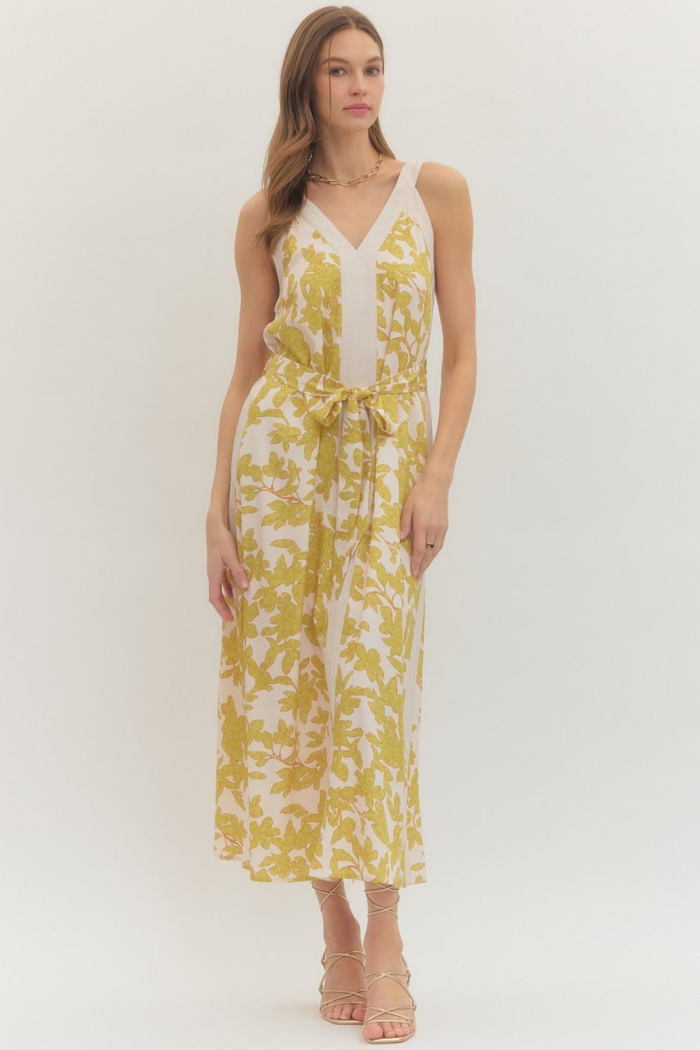 Citrus Print Dress