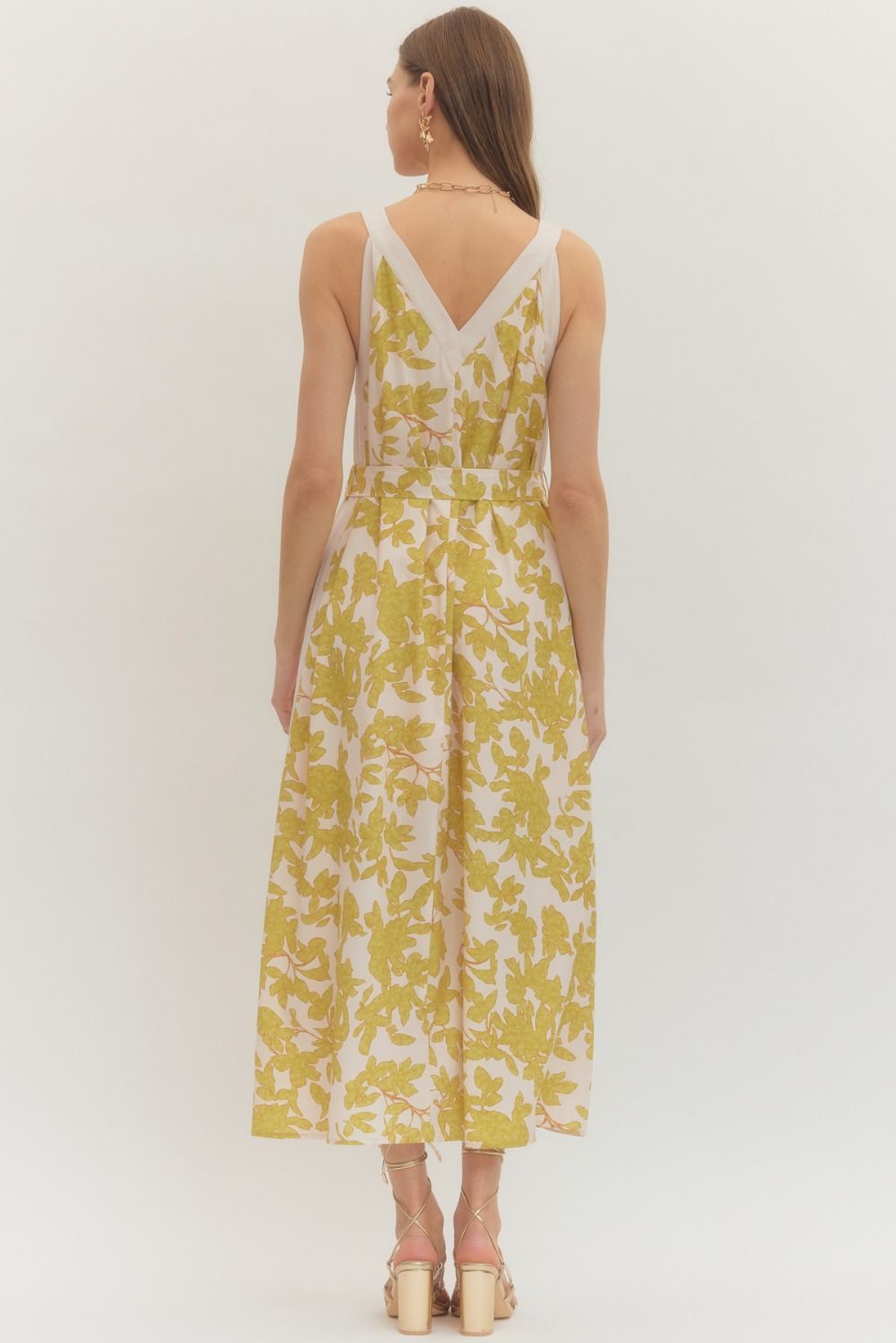 Citrus Print Dress