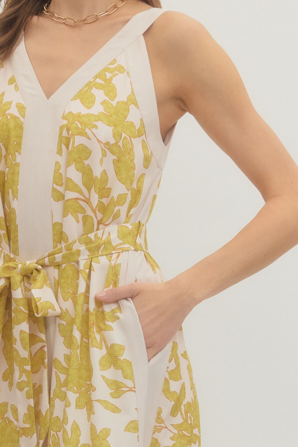 Citrus Print Dress